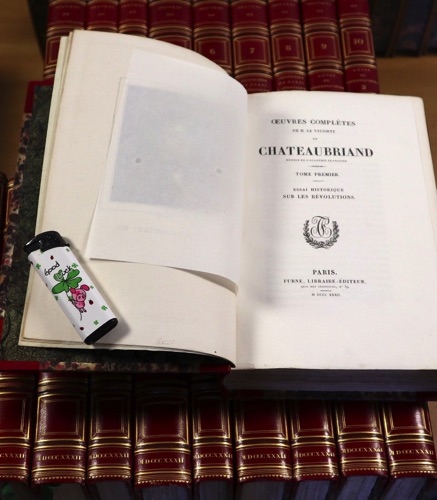 oeuvres de chateaubriand 1832 Paris 20 Bände Bücher
