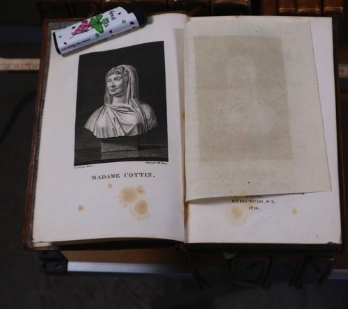 oeuvres de madame cottin 5 Bände Paris 1820 Bücher