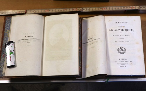 oeuvres de montesquieu 1820 Paris 5 Bände Bücher