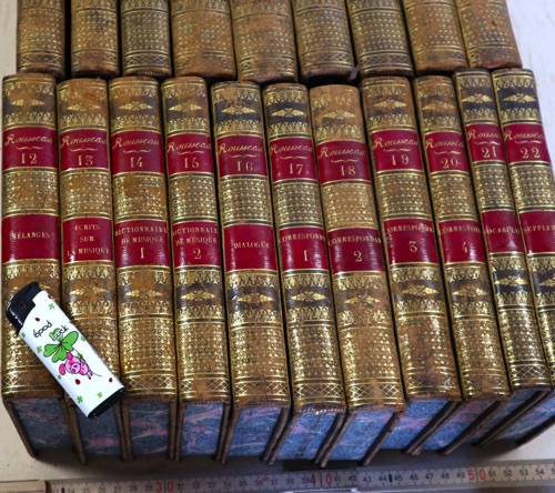 ouevres de rousseau 22 Bände Bücher Paris