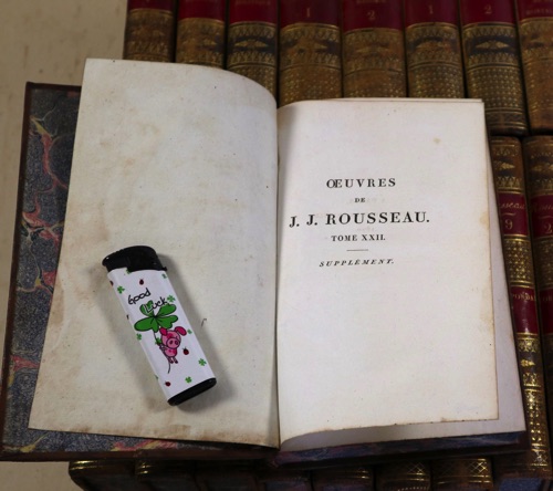 ouevres de rousseau 22 Bände Bücher Paris