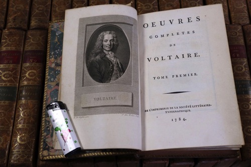 ouvres completes de voltaire 1784 70 Bände Bücher