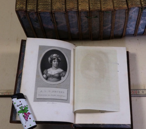 stael oeuvres completes 17 Bände Bücher antik