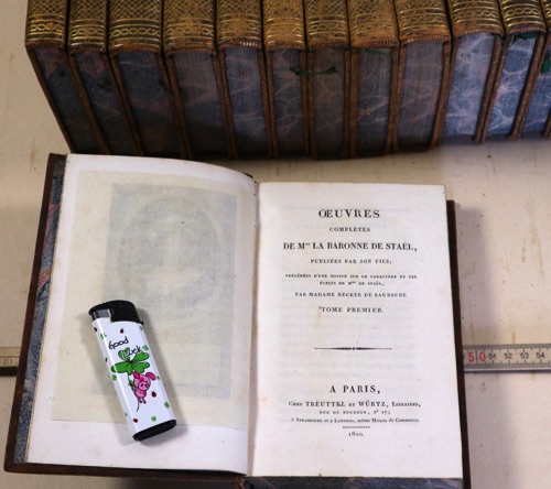 stael oeuvres completes 17 Bände Bücher antik