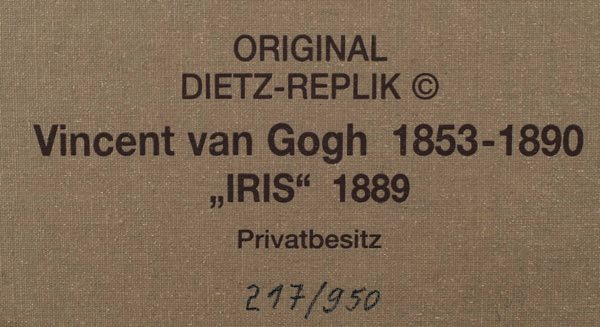 Dietz Gemäldereplik Vincent