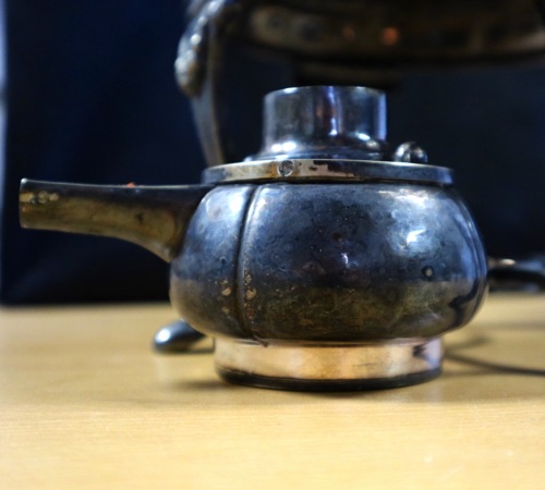 Kanne Rauchaud versilbert