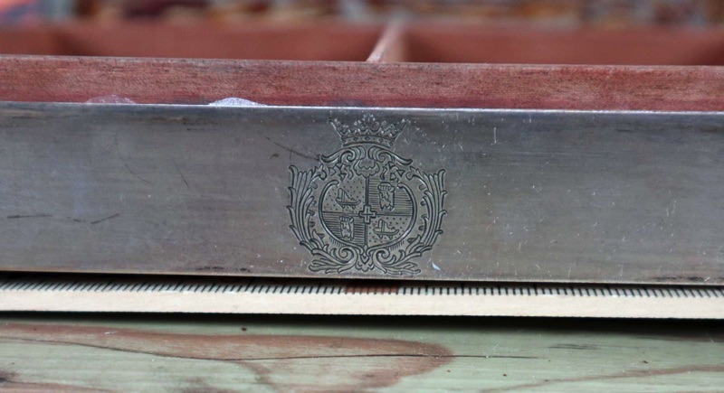 Silber 925 Zigarettendose up the pass Scheel Wappen Sterling