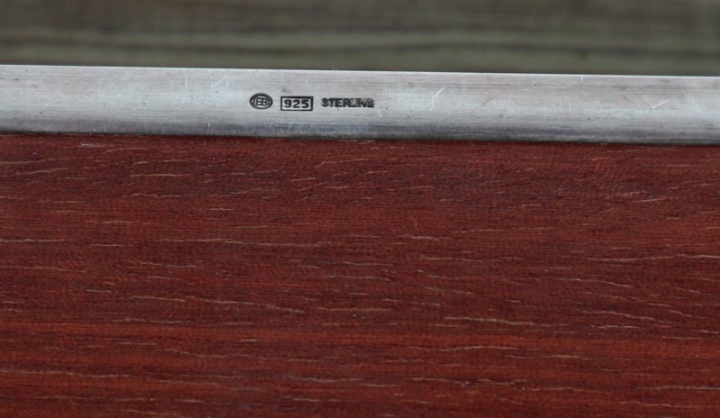 Silber 925 Zigarettendose up the pass Scheel Wappen Sterling