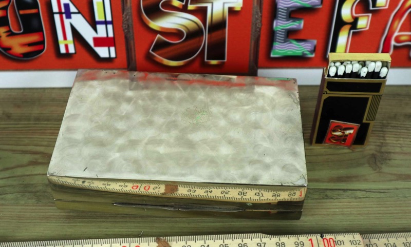 Silber Zigarettendose Thailand Bangkok Scheel