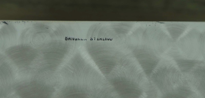 Silber Zigarettendose Thailand Bangkok Scheel