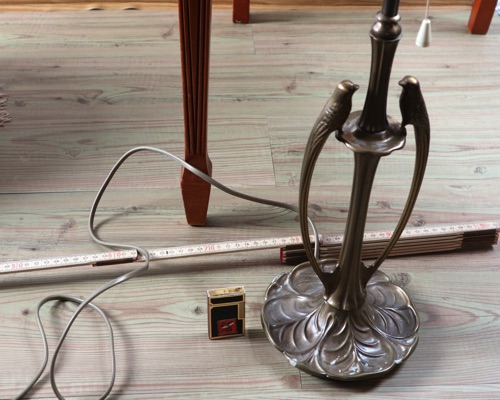 Tischlampe Jugendstil Schirm