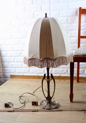 Tischlampe Jugendstil Schirm