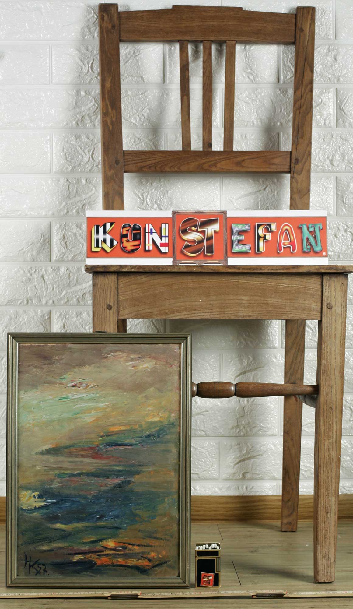 H K Monogramm Olgemalde Abstrakt Komposition 1957 Gemalde Auf Kunstefan De