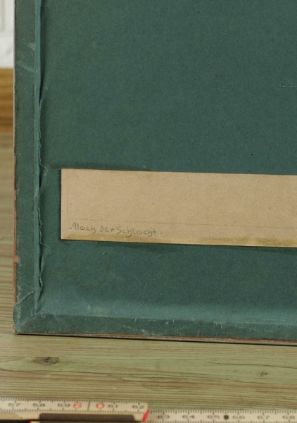 Adolf Jansen Loffenau antike Zeichnung Pferde Studie