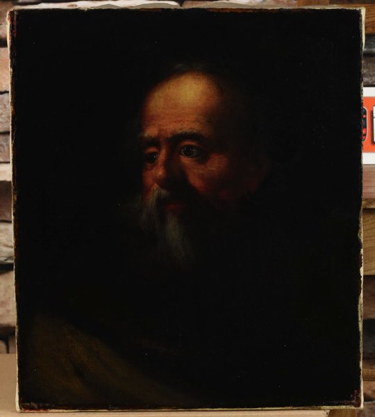 Altmeister Ölgemälde antik Portrait Mann Apostel