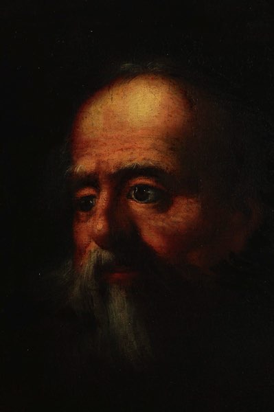Altmeister Ölgemälde antik Portrait Mann Apostel