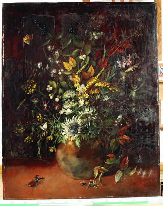 Artur Zahn 1886 1970 Ölgemälde von 1950 Prunk Stillleben