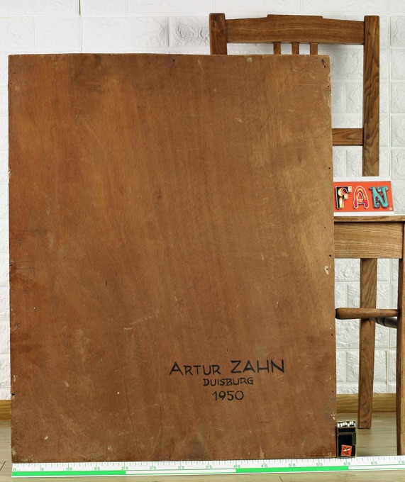 Artur Zahn 1886 1970 Ölgemälde von 1950 Prunk Stillleben