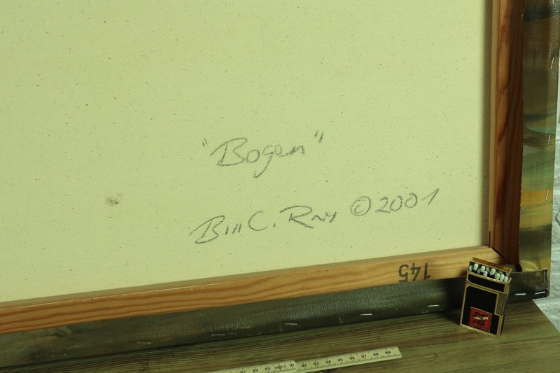 Bill C Ray Gemälde Brücke 145cm