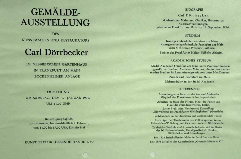 Carl Dörrbecker Aquarell 1978 Stillleben 1von5