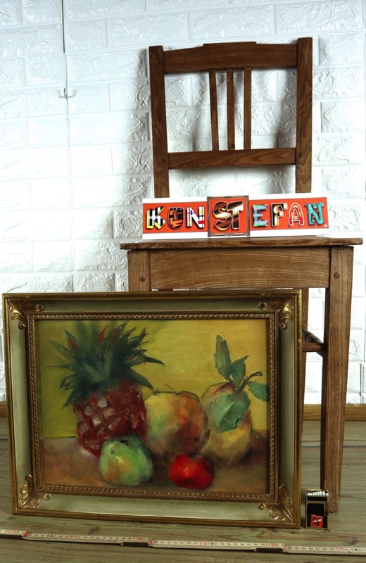 Carl Dörrbecker Ölgemälde Obst Stillleben 1970