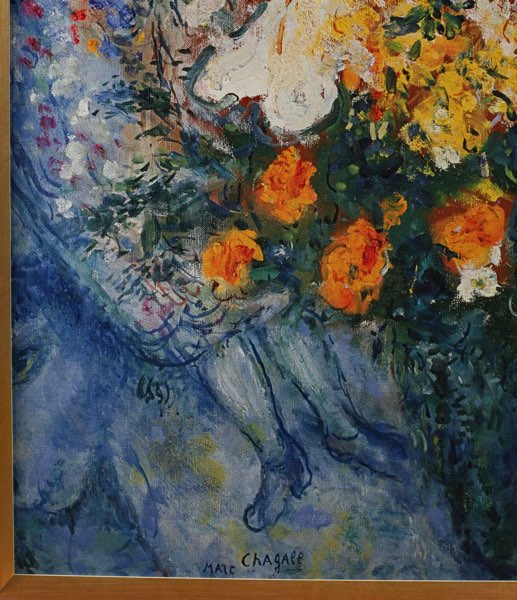 Chagall Gemäldereplik Ars Mundi Blumenstrauss