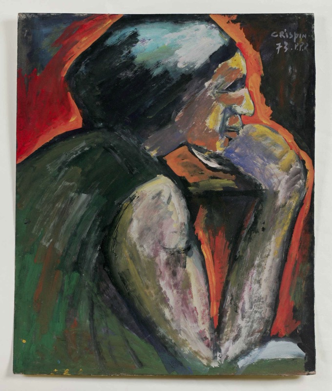 Crispin ältere Gouche 1973 Portrait Frau Afrika Kongo