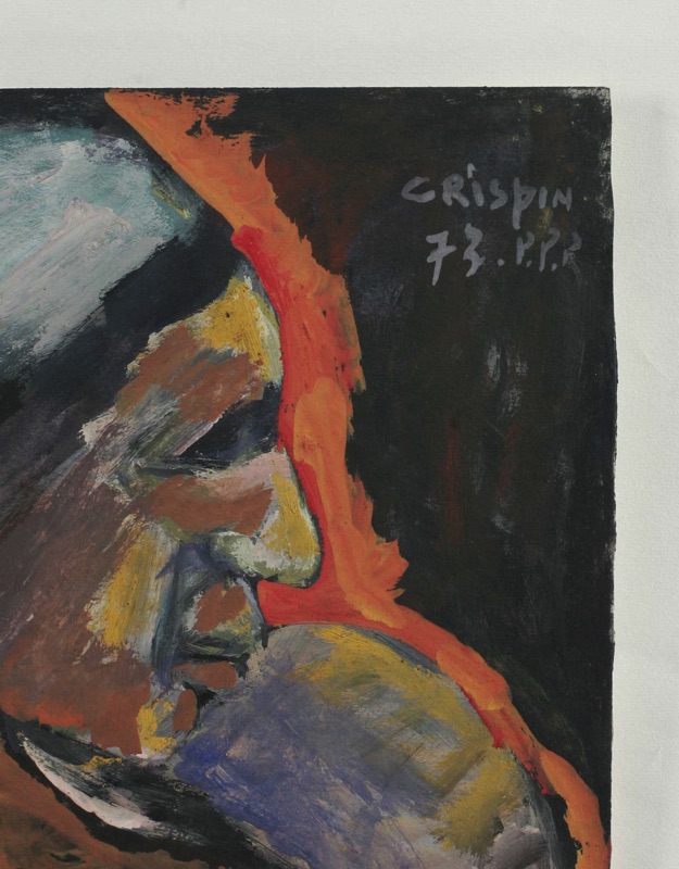 Crispin ältere Gouche 1973 Portrait Frau Afrika Kongo