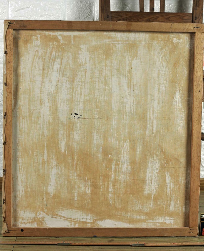 E Boungou Acrylgemälde Afrika Tiere 1972