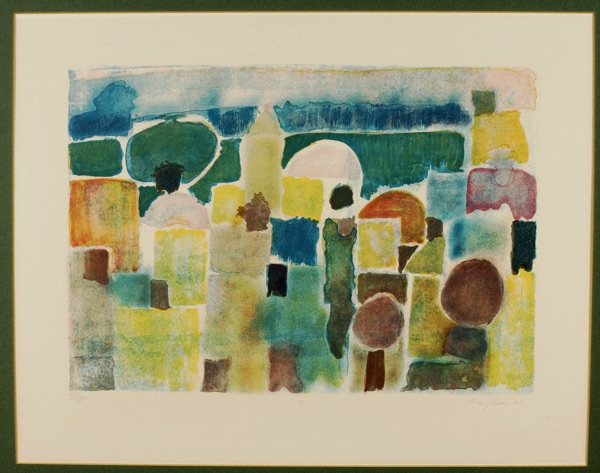 Eduard Bargheer Orginalgrafik signiert 1977 33 von 100
