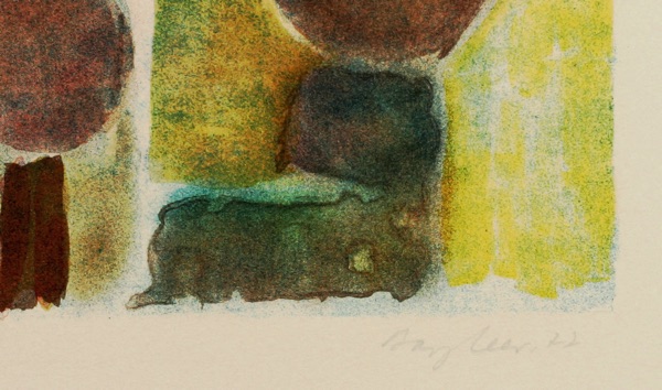 Eduard Bargheer Orginalgrafik signiert 1977 33 von 100