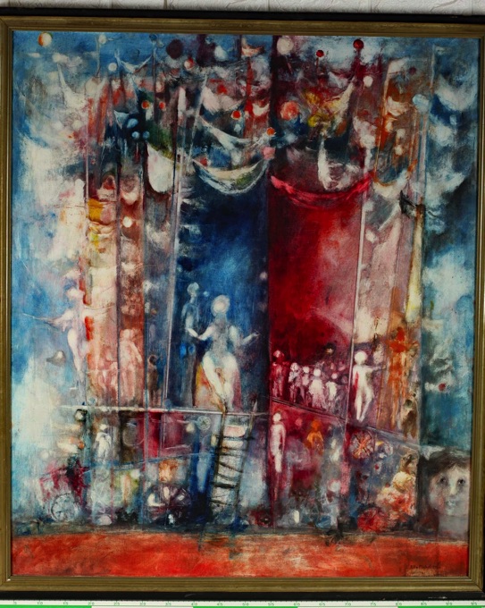 Ellinor Michel Gemälde 1966 Manege