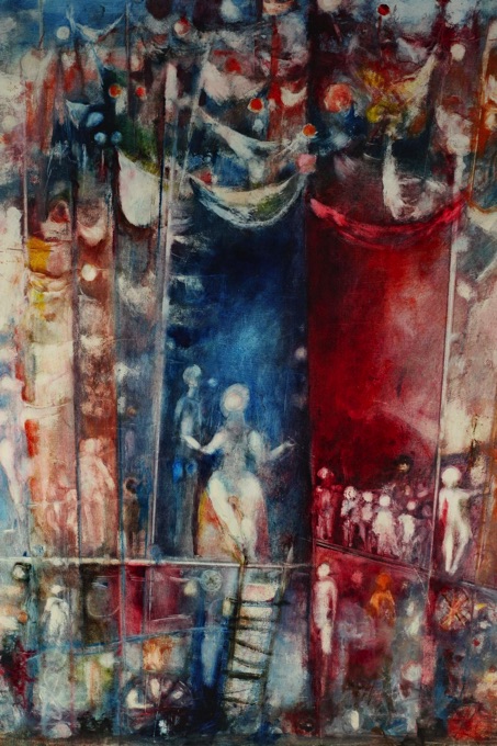Ellinor Michel Gemälde 1966 Manege