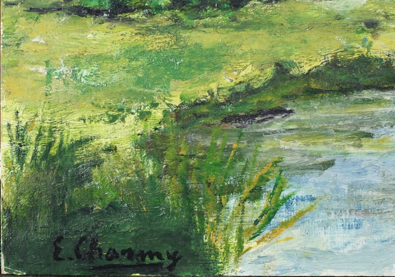 Emilie Charmy Ölgemälde impressionistisch Landschaft