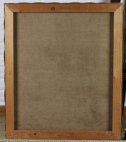 Erich Paulsen Ölgemälde Freiburg Kaufmannsgilde 70cm