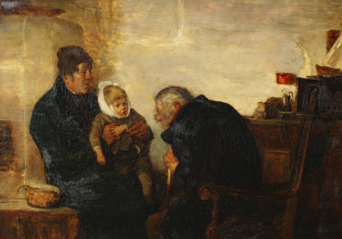 Ernestus van Harlingen Ölgemälde antik Zahnschmerz