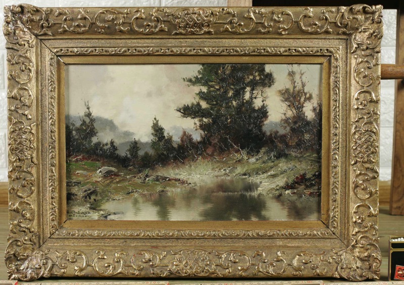 Ernst Bröcker Ölgemälde Bad Tölz