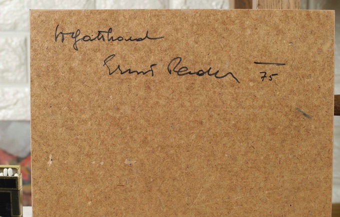 Ernst Pader Ölgemälde Sankt Gotthard Kirche 1975 6