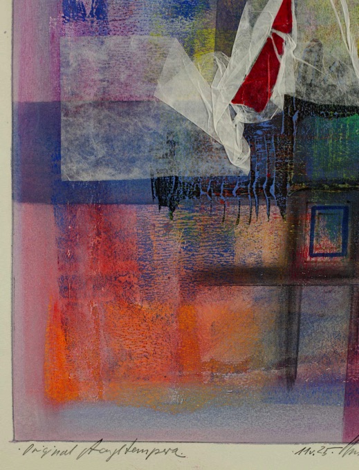 Ernst Peter Rade Gemälde 1994 abstrakt