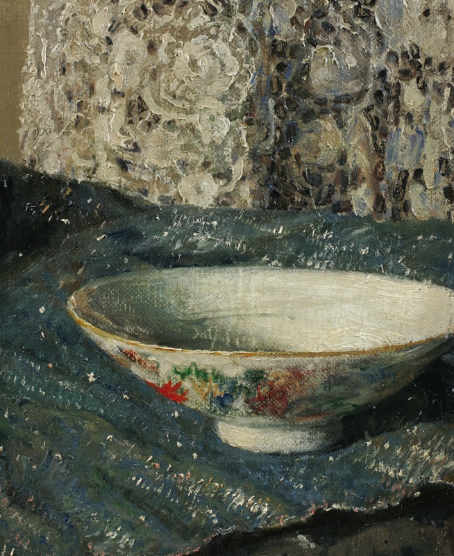 Ernst Topefer Ölgemälde Stillleben Jugendstil antik 1920 Kelch Vase