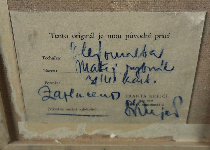 Franta Krejci Ölgemälde Tschechien rybnik