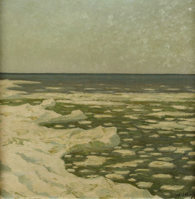 Fritz Wildhagen Ölgemälde Weichsel