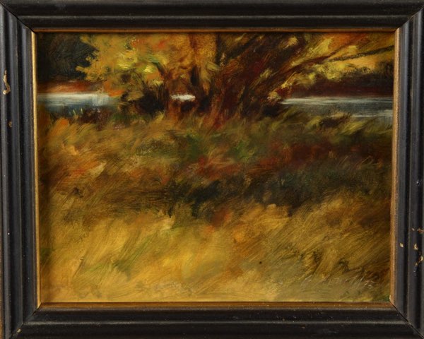 Gerhard Arnold Ölgemälde 1973 Landschaft