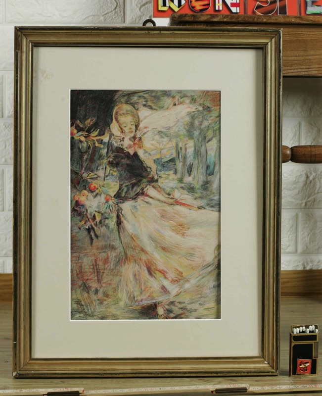 Girard Zeichnung Jugendstil Caresses Elise