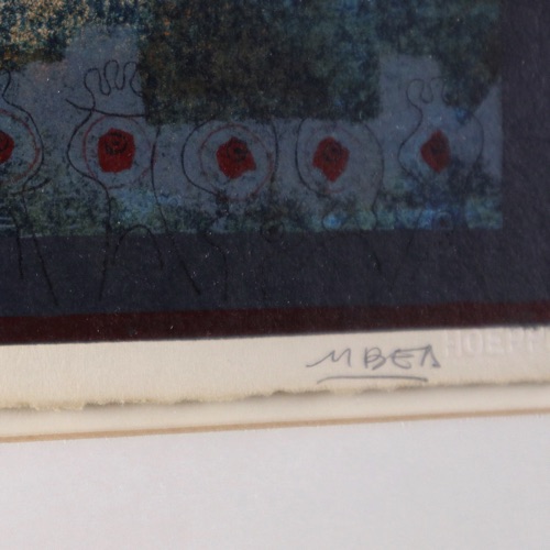 Grafik handsigniert 250 abstrakt