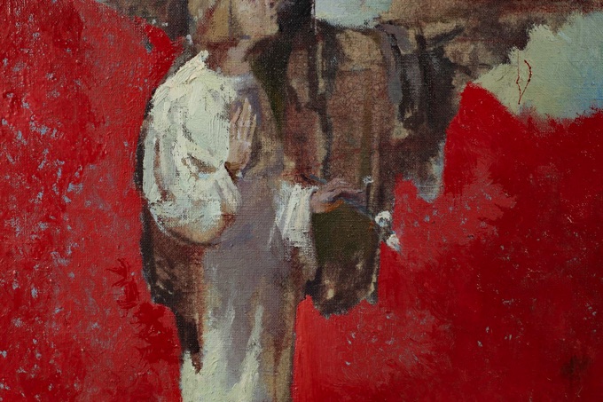 Grusho Novitsky Gemälde 1990 Jesus