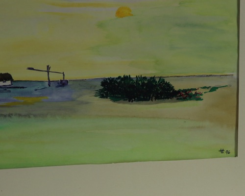 H L Aquarell Puszta 1996
