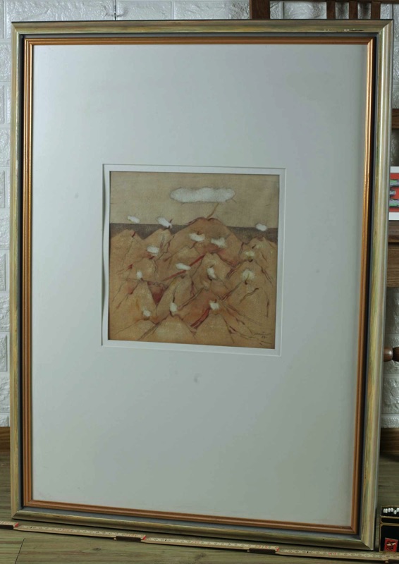 Hans Schreiner Aquarell 1989 Edition S