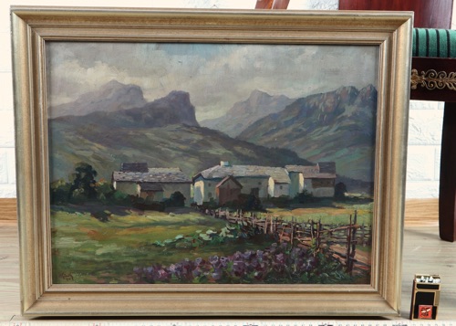 Heinrich Ketnath Ölgemälde antik 1922 Südtirol