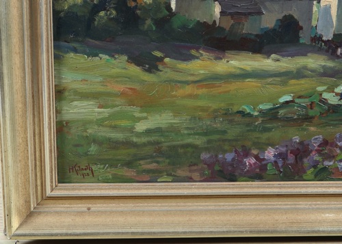 Heinrich Ketnath Ölgemälde antik 1922 Südtirol
